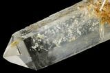 Long, Blue Smoke Quartz Crystal - Colombia #174819-1